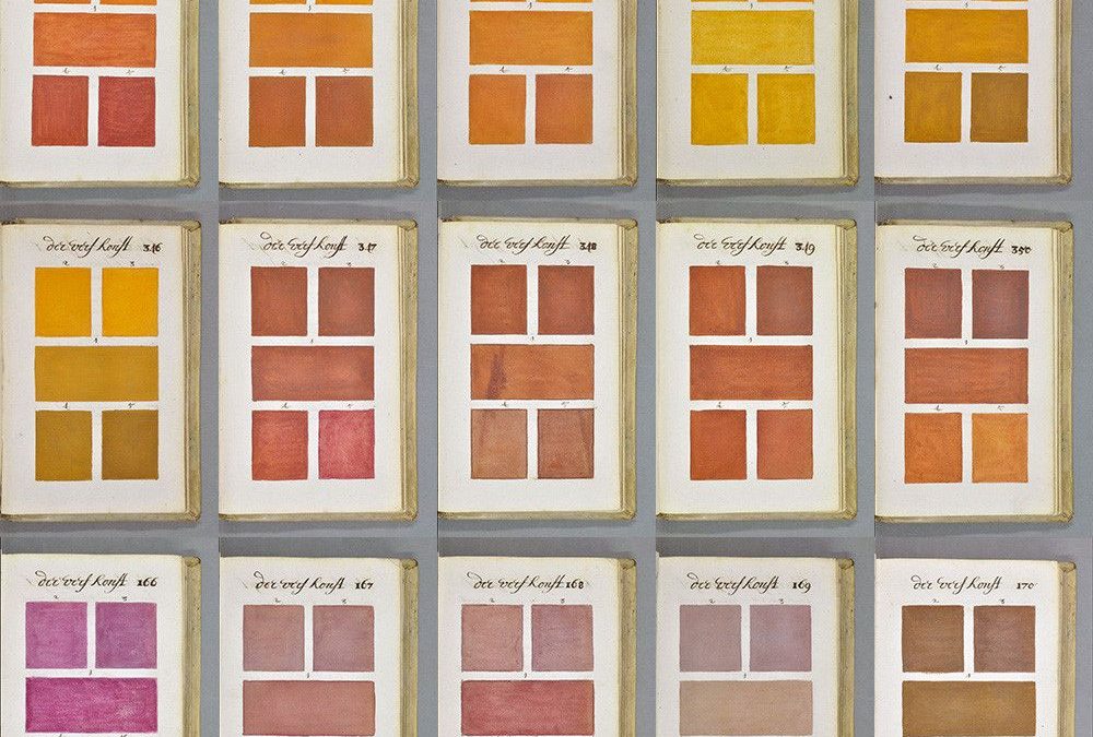 Dal 1600 la prima cartella colori