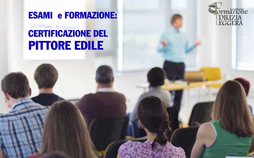 Accademia FEL: corsi per il pittore edile