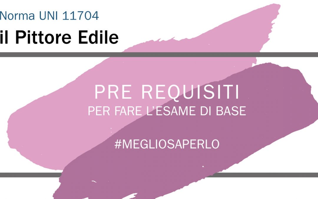 Chi può fare l’esame del Pittore Edile?
