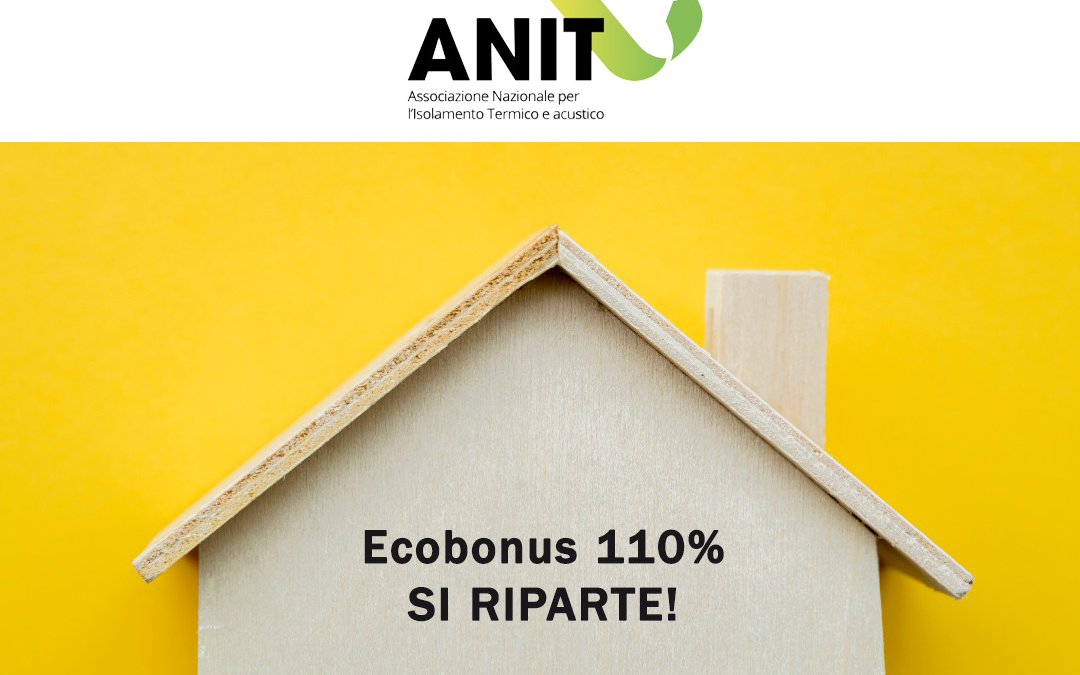 ANIT: Ecobonus 110 % SI PARTE!