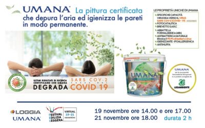 Al FEL virtual LOGGIA presenta un ciclo di formazioni su UMANA e nuovi effetti decorativi