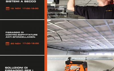 ITW Construction Products Italy: 3 webinar sui sistemi di fissaggio