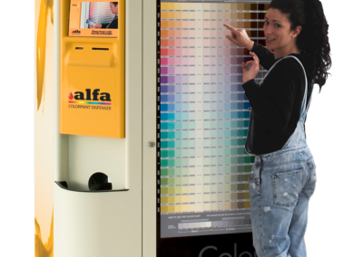 Alfa dispenser - Color Tester