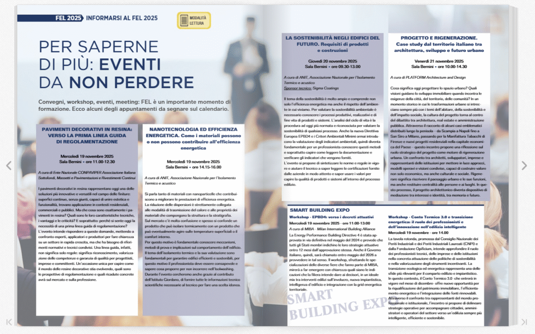 Eventi in evidenza al FEL Milano 25